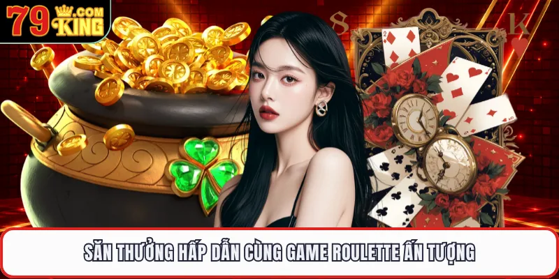 Săn thưởng hấp dẫn cùng game Roulette ấn tượng